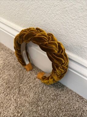 Jennifer Behr Lorelei Braided Velvet Headband